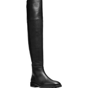 Stuart Weitzman Amber Boot Black Nappa Leather 6.5